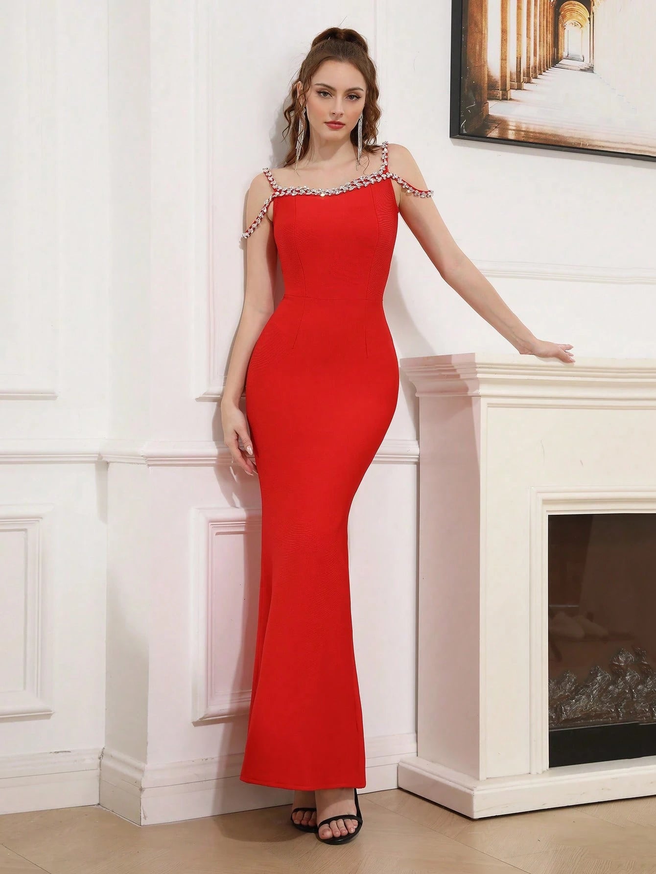 VESTIDO LARGO CORAZON